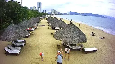 La spiaggia di Nha Trang webcam dal vivo