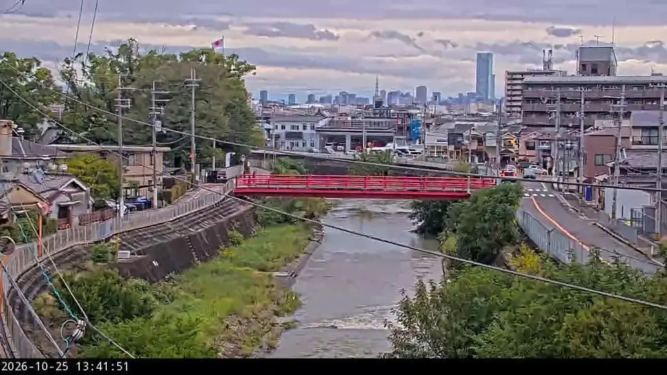 Live Webcam Nishiyoke River, Matsubara