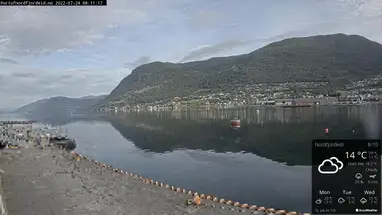 Port Nordfjordeid kamera na żywo
