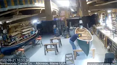 Tienda de canoas Northwoods, Maine cámara web en vivo