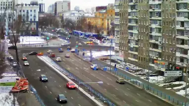 Crossroads of Novo-Sadovaya and Osipenko streets, Samara Live Cam