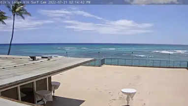 Elks Lodge Surf, Hawaï webcam en direct