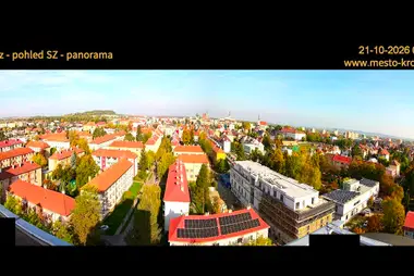 Old Town Panorama from Slovan, Kroměříž
