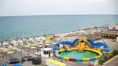 Beach complex "Paluba", Novofedorovka, Crimea Live Cam