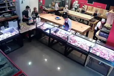 Webcam in «Papa Center» butcher shop