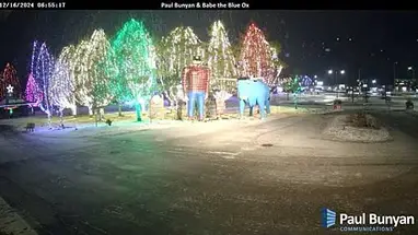 Paul Bunyan & Babe, MN Live Cam