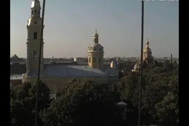 Webcam with a view of the Peter and Paul Fortress in Saint Petersburg