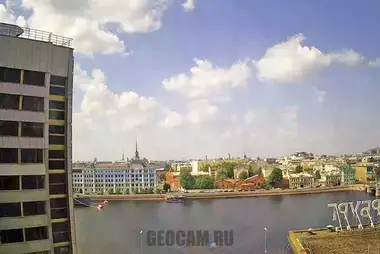 Webcam overlooking the Petrogradskaya Embankment of Saint Petersburg