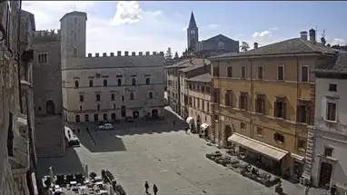 Piazza del Popolo, Todi online-webcam