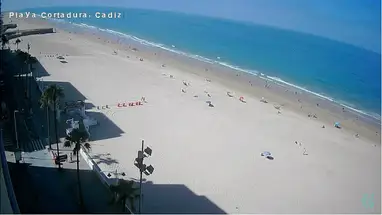 Веб-камера Пляж Плайя Кортадура, Кадис в реальном времени
