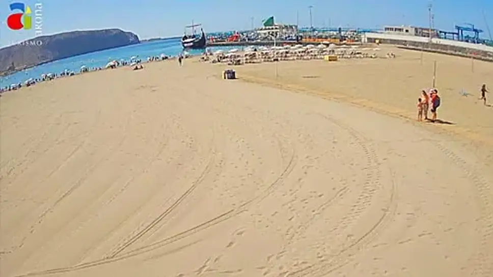 Сámara web en vivo Playa Los Cristianos, Tenerife