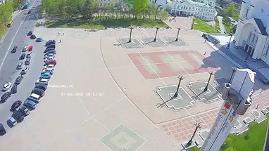 Plac Chwały w Chabarowsku kamera na żywo