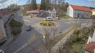 Веб-камера Полянувская карусельная развязка, Польша в реальном времени