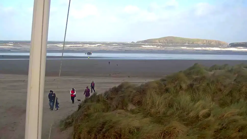 Webcam en direct Poppit Sands, Pembrokeshire