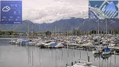 Bouveret, Port-Valais Cam Online-Webcam