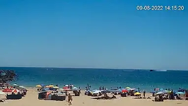Praia da Rocha 波尔蒂芒, 阿尔加维 在线网络摄像头