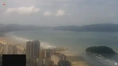 Porto de Santos, vista panorâmica webcam ao vivo