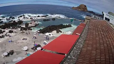 Piscinas naturais Cam, Porto Moniz webcam ao vivo