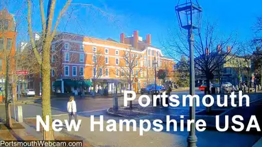 Marktplatz, Portsmouth, New Hampshire Online-Webcam