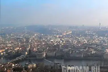 Uitzicht op de stad Praag, Tsjechisch