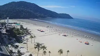 Spiaggia del Canto do Forte, Praia Grande webcam dal vivo
