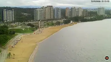 Plaża Praia Ponta Negra w Manaus kamera na żywo