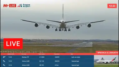 Веб-камера Международный аэропорт Праги в реальном времени