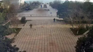 Central Square of Primorsky village Live Cam