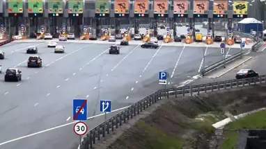 Północna obwodnica Odintsova na PVP 6,9 km, tyłem do Moskwy kamera na żywo