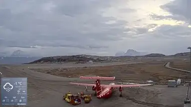 Luchthaven Qaarsut, Groenland online-webcam