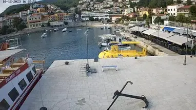 Argine di Rabac, Croazia webcam dal vivo