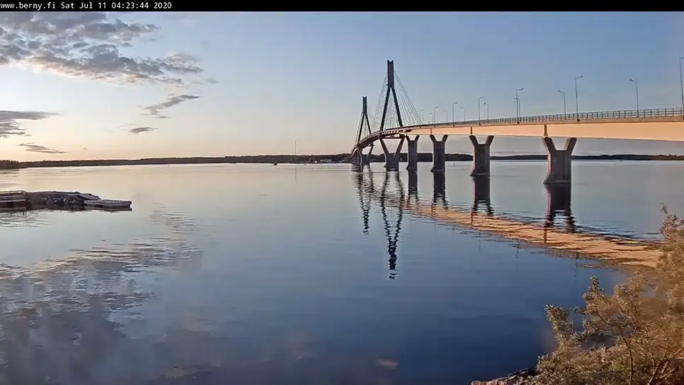 온라인 라이브 캠 Replot Bridge, Korsholm