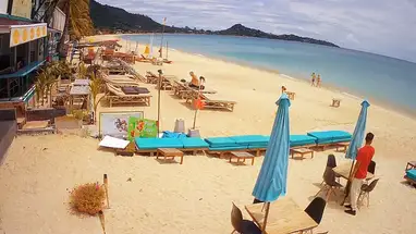 Веб-камера Кафе Richie Beach, Самуи в реальном времени