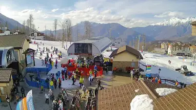 Rosa Khutor - Plateau 1170 online-webcam