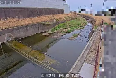 Saigyodo River at Shinmei Bridge, Kasugai