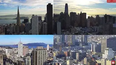 Vistas de la ciudad de San Francisco cámara web en vivo