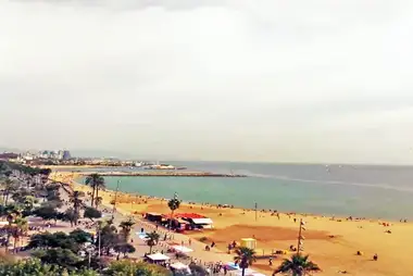 Webcam of the beach of Saint Sebastian, Barcelona