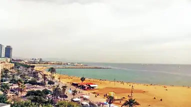Bãi biển Saint Sebastian, Barcelona phát trực tiếp qua webcam