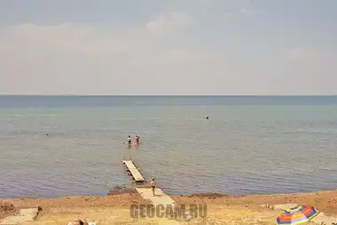 Webcam on the shore of the Taman Bay in the settlement of Sennoy