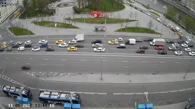 Ulica Serafimowicza w Moskwie kamera na żywo