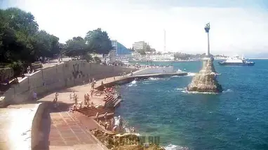 Monumento aos navios afundados, Sebastopol webcam ao vivo