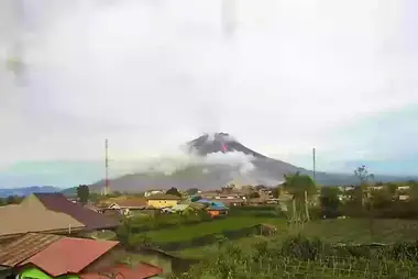 Sinabung volcano, Indonesia