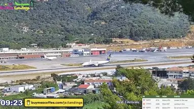 Aeropuerto de Skiathos, Grecia cámara web en vivo