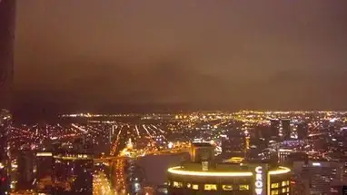De horizon van Melbourne online-webcam