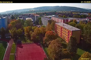 Slovan, vue sud, Kroměříž
