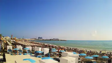 Riviera" beach, Sochi Live Cam