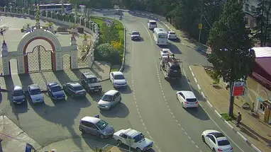 Kruispunt van druiven, ziekenhuis en Pirogov online-webcam