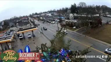 트리 조명, 사우스 리옹 웹캠 라이브 스트림