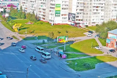 Stop on Soviet Street street, Biysk