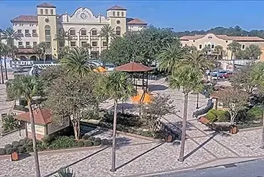 Plac miejski w Spanish Springs na Florydzie